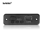 Модуль автомобильного FM-радио kebidu, 5 В, 2*3 Вт, усилитель Bluetooth 5,0, mp3-плеер, декодер, плата, поддержка FM, TF, USB, громкая связь