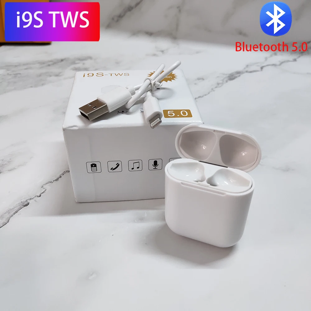 i18 TWS Bluetooth наушники i7S TWS i12 i9s стерео гарнитура для всех смартфонов PK i30 tws i20 tws i5000