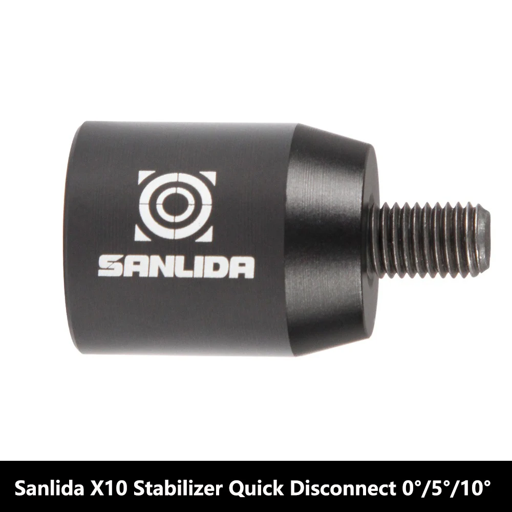 

Стабилизатор для стрельбы из лука Sanlida X10, быстрое отключение 0 °/5 °/10 °, аксессуары для стрельбы из лука