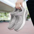 Женские Дышащие сетчатые туфли, повседневная обувь на плоской платформе для занятий спортом на открытом воздухе, топ-сайдеры, лето 2021