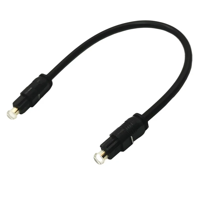 Super short digital audio out put cable optical audio toslink cable od 4.0 mm with gold-plated plug 0.2m