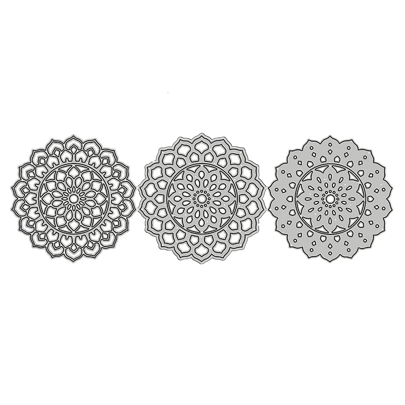 Изящные Многослойные штампы Lotus Doily новые металлические для скрапбукинга