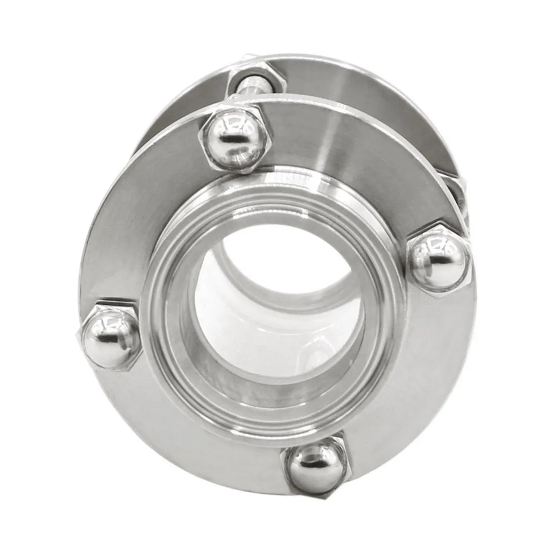 1," Tri Clamp Clover Sanitay Flow Sight стекло диоптрий подходит для 38 мм трубы OD SUS 304 нержавеющая сталь фитинг для домашнего пивоварения дневник продукт