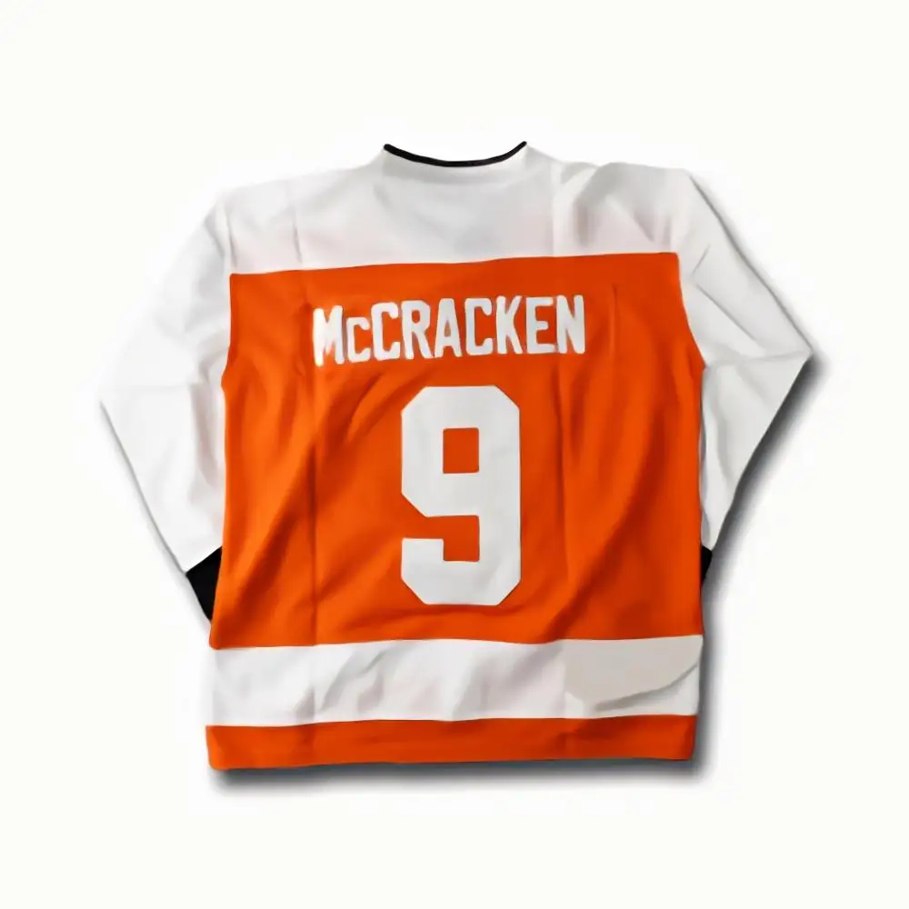 McCracken #9 Ogilhorpe #2 Мужская майка желтая хоккейная кофта|Хоккейные майки| |