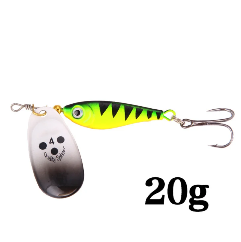1PCS Rotating Sequins Metal VIB Vibration Bait Spinner Spoon Fishing Lures 11g15g 20g Jigs Trout Fishing Hard Baits Tackle Pesca