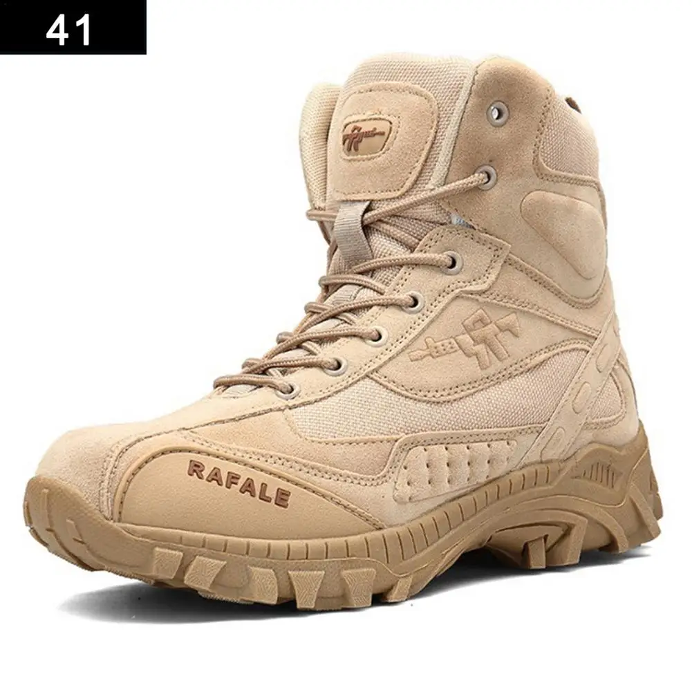 

Tactical Military Boots Men Boots Special Force Desert Combat Army Outdoor Hiking Boots Ankle Shoes Men Work Shoes Size 39-46