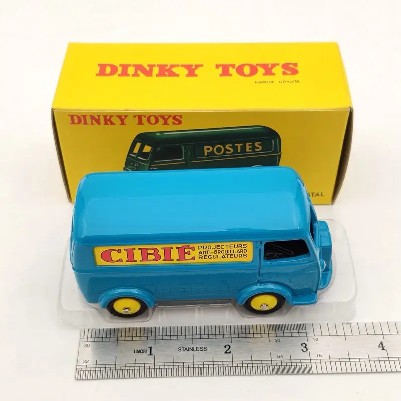 Лот из 5 шт. Atlas 1:43 Dinky Toys 25BV для Fourgon Postal P ~ d.d.3.a синие модели| |