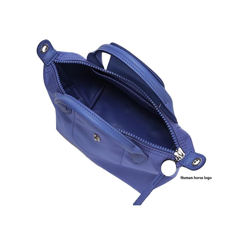 

2021 longxiang dragon designer women's fashion new short handle folding bag handbag one shoulder dumpling bag