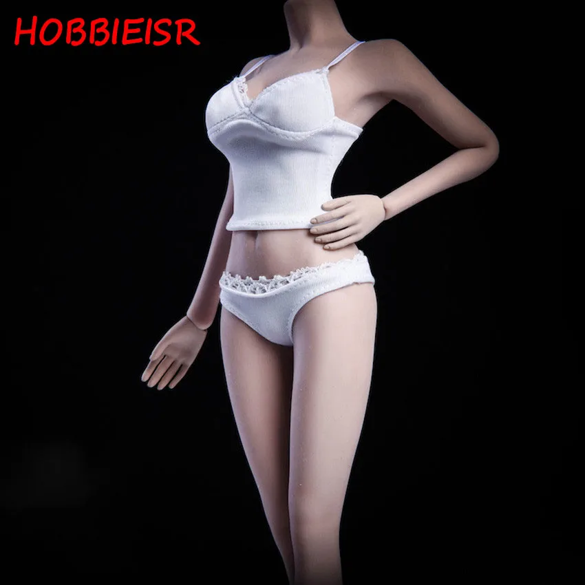1/6 масштаб женский сексуальный костюм для девочки Camisole красивый комплект нижнего