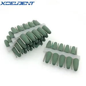 50 шт.лот стоматологические силиконовые полировальные инструменты, основа из смолы, инструменты для полировки акрила 2,35 мм