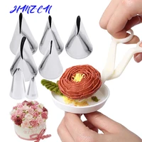 2 5pcs rose petals stainless steel icing piping nozzles fondant cake decorating pastry sets tools bakeware