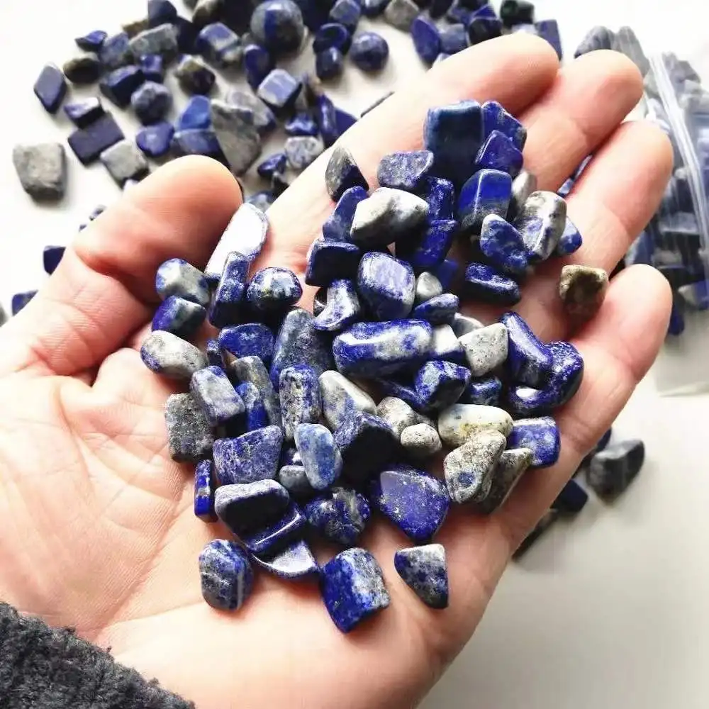 

Оптовая продажа, натуральный Лазурит, кристалл, гравий, гравий, 7 мм-9 мм