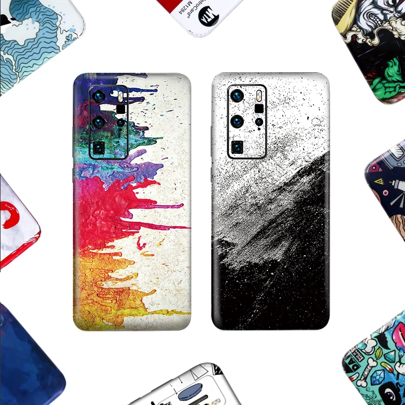 Наклейка на заднюю крышку телефона HUAWEI P40 Pro P30 + P20 Mate 30 20X матовая|Бамперы| |