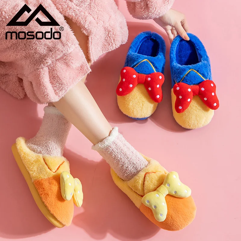 

Mosodo Winter Home Clogs Slippers for Women Warm Indoor Slipper Cute Fruit Soft Plush Shoes Slides Flip Flops 2021 New Fashion