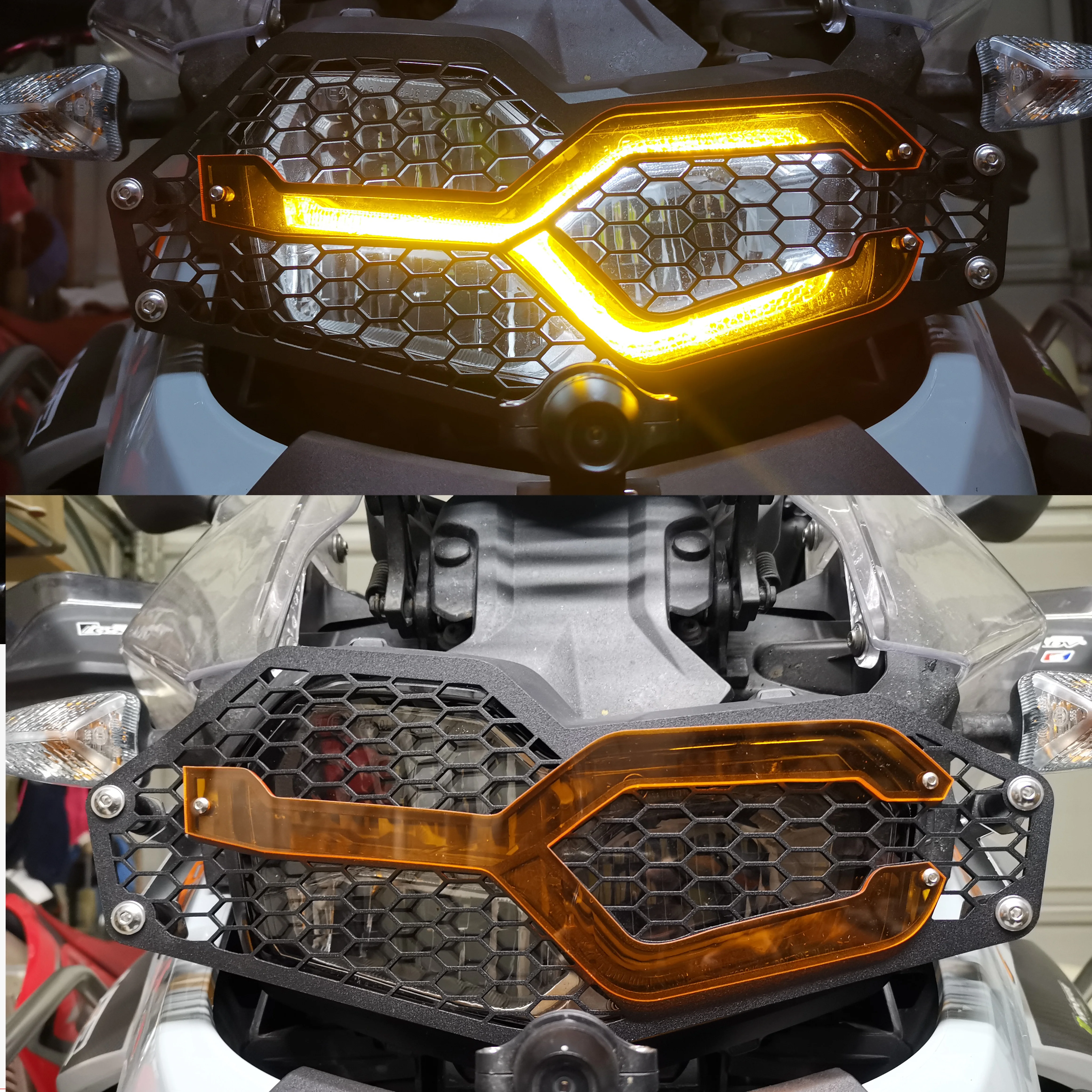 

Motorcycle Acrylic Metal Headlight Guard Grille Grill Cover Protector FOR BMW F850GS F850 F750 GS F750GS F 750 GS 2018-2020