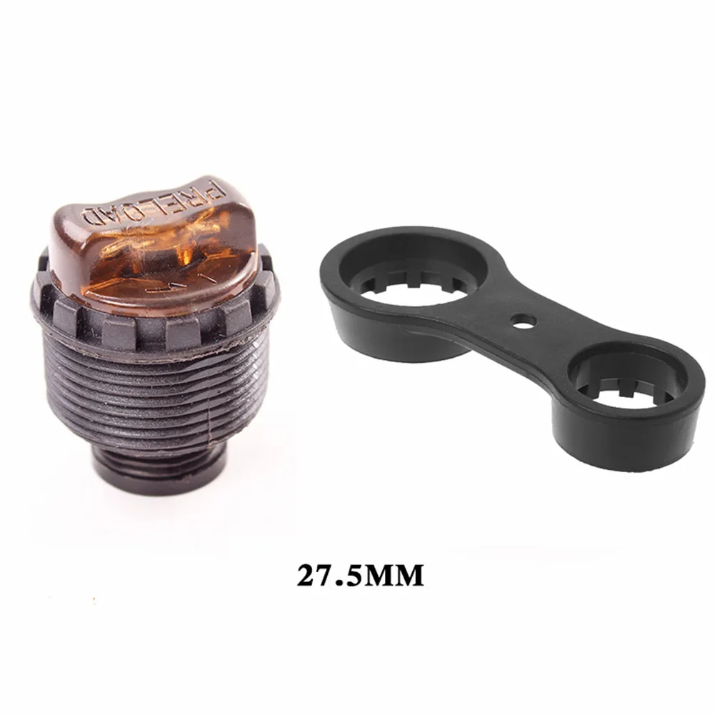 

Bike Adjustment Knob 25.4mm With Wrench For Xcr Xcm Front Fork Preload 27.5mm 30mm Adjuster W/ Spanner Bicycle Repair Tools