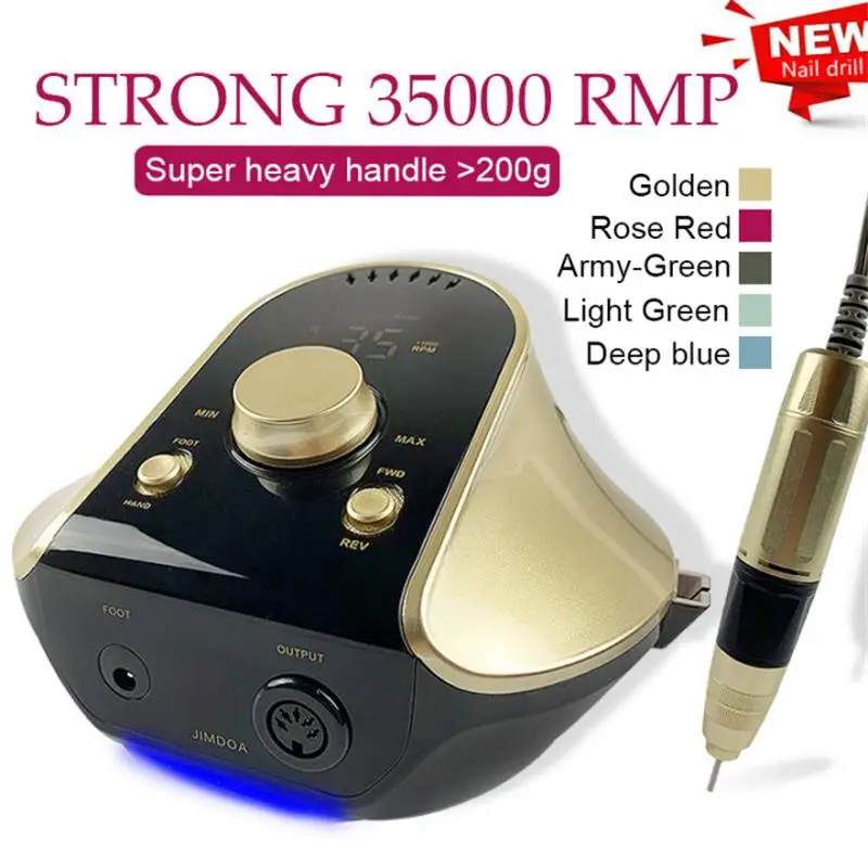45 Вт электрическая дрель для ногтей маникюра 35000 об./мин инструмент дизайна с