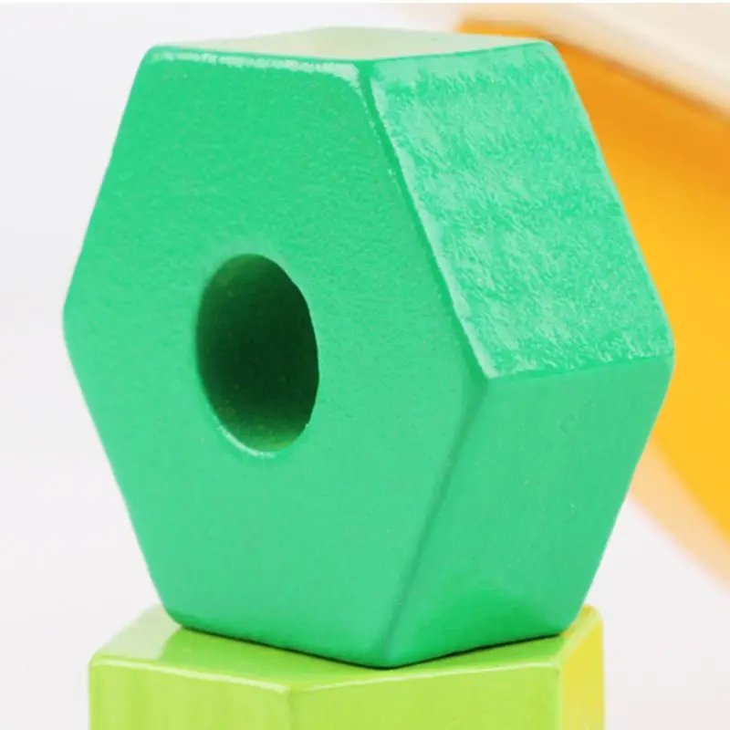 

Wooden Animal Cartoon Balance Beam Game Toy Stacking Geometric Block Tower Kids Educational Puzzle Toys