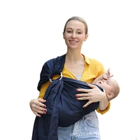 ring cotton and linen baby sling multi functional baby carrier strap four seasons oxidation metal ring