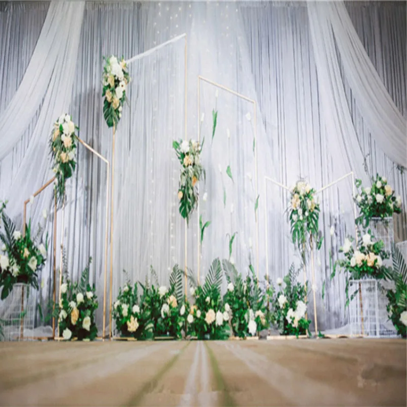 Estante de цифровая печать задний фон arco boda де Йерро forjado estante pantalla grande decoración &quotсделай