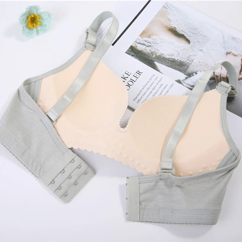 

Deep V Cup Bras For Women Push Up Lingerie Seamless Bra Wire Free Comfortable Bralette Backless Bras Sexy Underwear