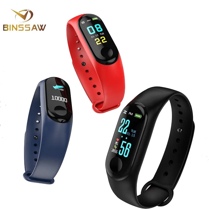 BINSSAW Smart Watch Heart Rate Monitor Blood Pressure Fitness Tracker Men Women Sport Clock For IOS Android | Электроника