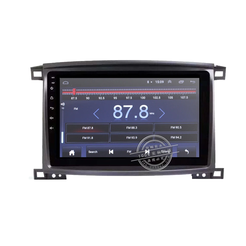 Без CANBUS 9 &quot1024*600 android 8 1 автомобильное радио gps для Toyota Land Cruiser 100 2005 2007
