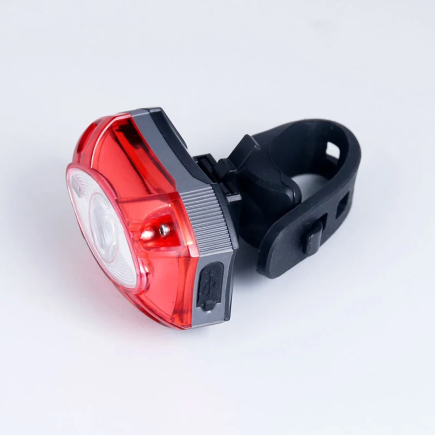 Bike Tail Light for Cycling, 3W Bike Light USB Rechargeable, LED Bicycle Rear Light, Waterproof Helmet Light, 3 Light Mode