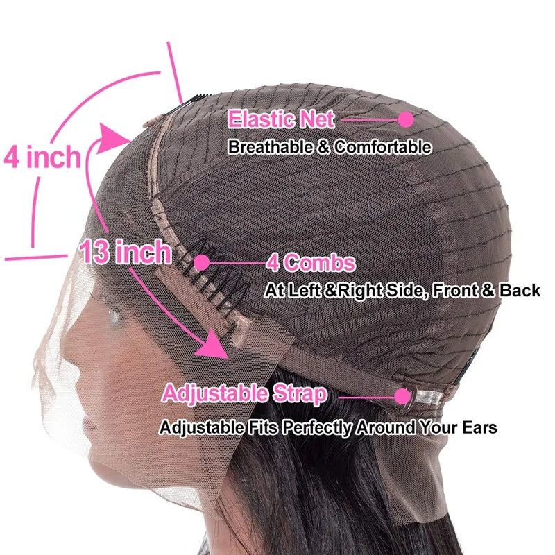 Парики из натуральных волос на кружевном фронте короткий парик с Бобом 13х6