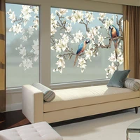 frosted glass stickers window paper window stickers transparent opaque electrostatic film living room bedroom decoration window