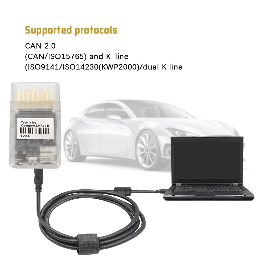 LEEPEE For Toyota Mitsubishi Subaru ECU Chip Tuning Tool Car Diagnostic FLASH Tactrix Openport 2.0 OBD2 OBDII Connector | Автомобили и