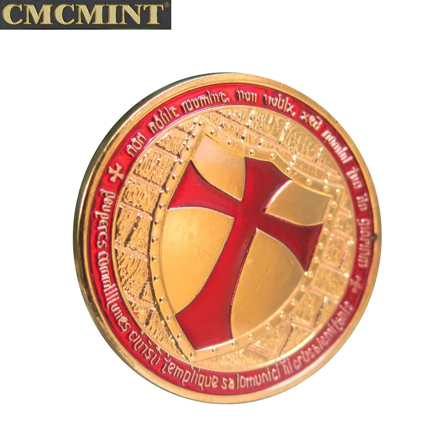 B18 медь рыцари Templar сувенирная коллекция 1 тройская унция 999 тонкая | Дом и сад