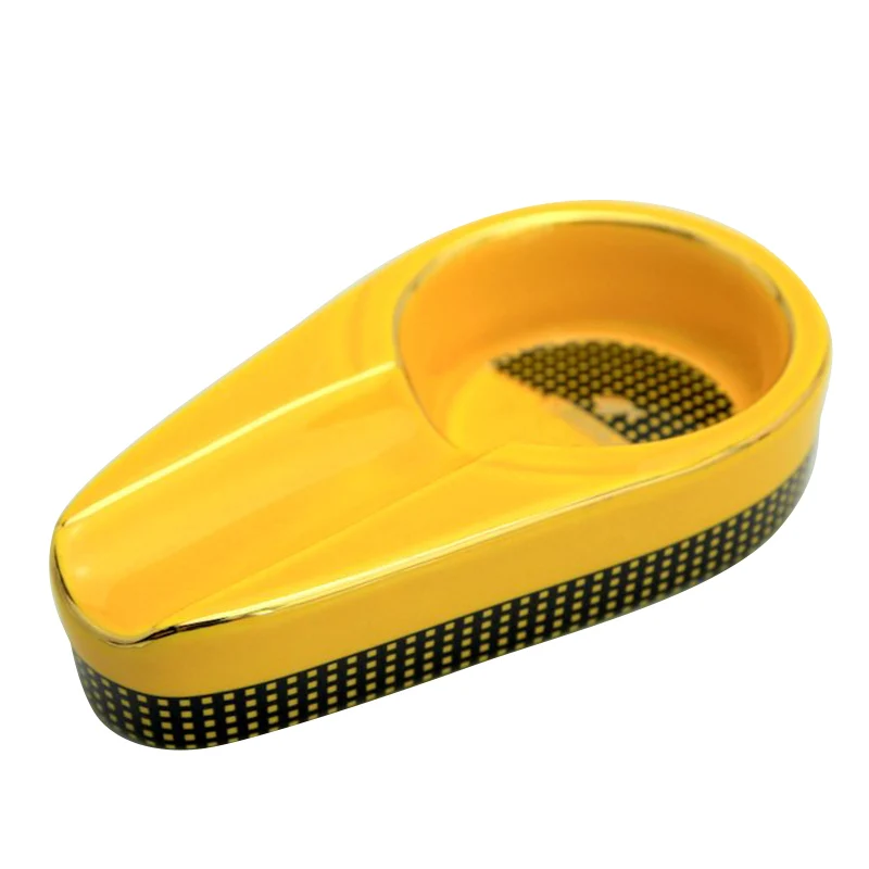 

Cigar Ashtray for Patio Single Ceramic Outdoor Ash Tray for Cigars Portable Travel Porcelain Cigar Ashtrays-35