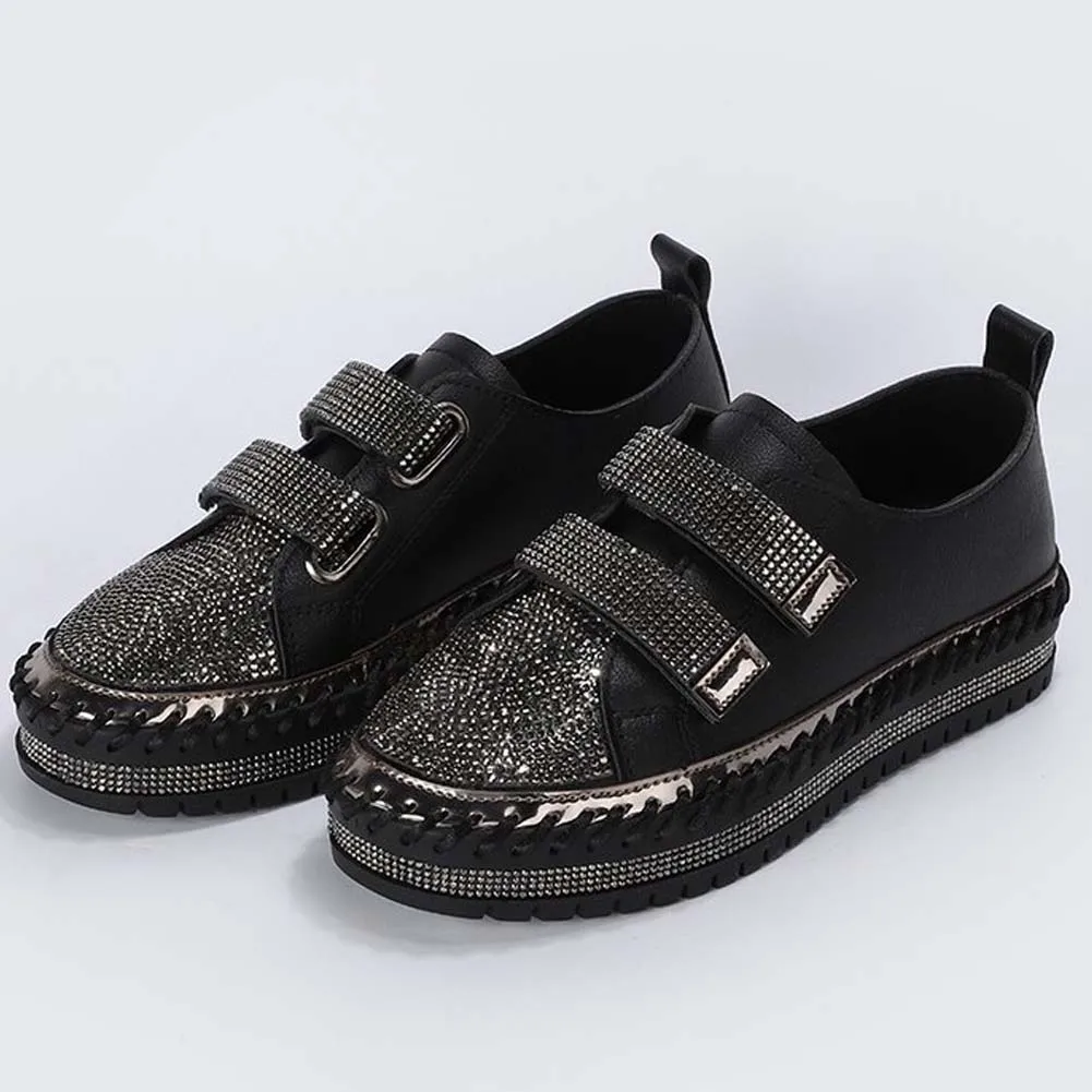 

DoraTasia Brand New Ladies INS Hot Shallow Sneakers Fashion Crystal Sneakers Women 2020 Casual Comfortable Shoes Woman