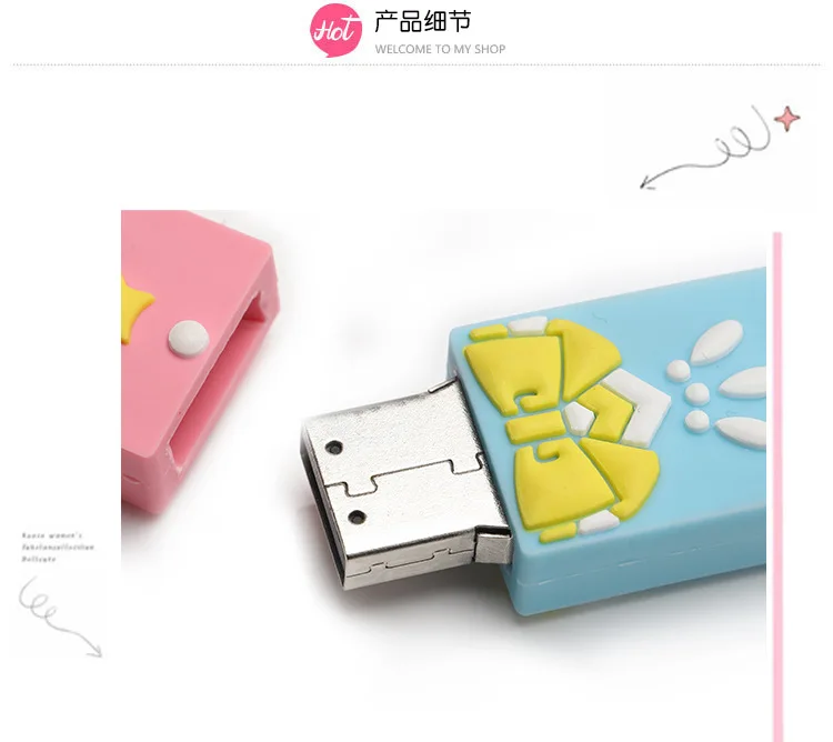 Аниме Сейлор Мун Усаги косплей девушка флэш-накопитель usb u-диск подарок 8 г/16 г/32 г подарок для девочки