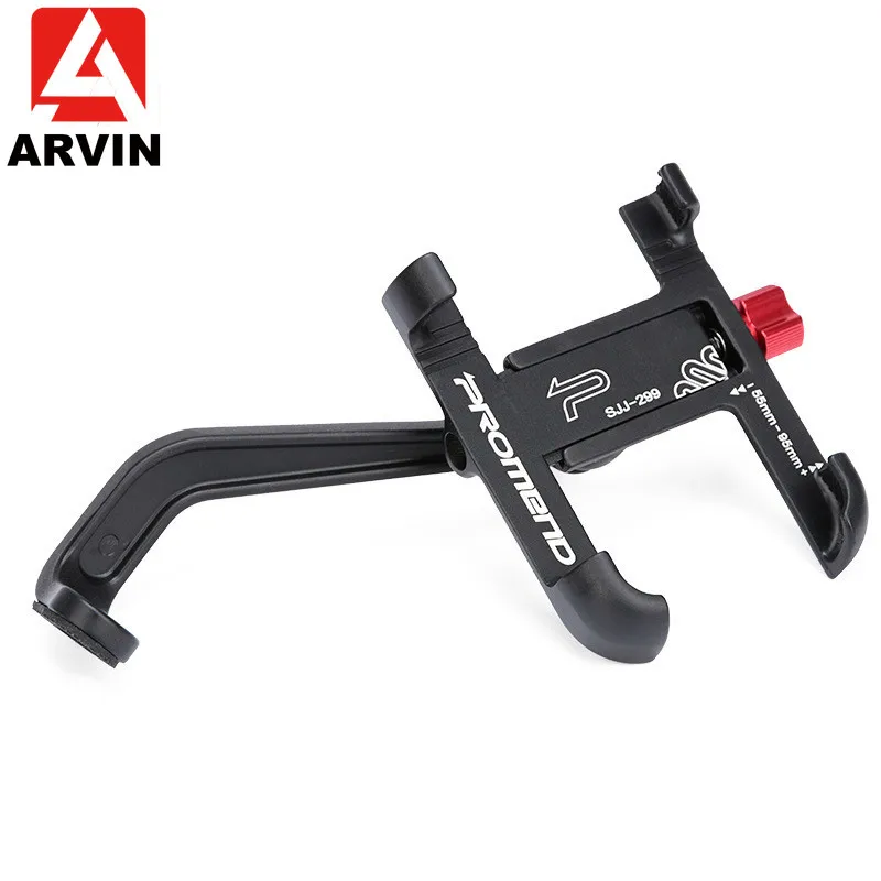 arvin aluminum alloy motorcycle bicycle rearview phone holder for iphone x 8p universal bike handlebar stand sansung s8 s9 mount free global shipping