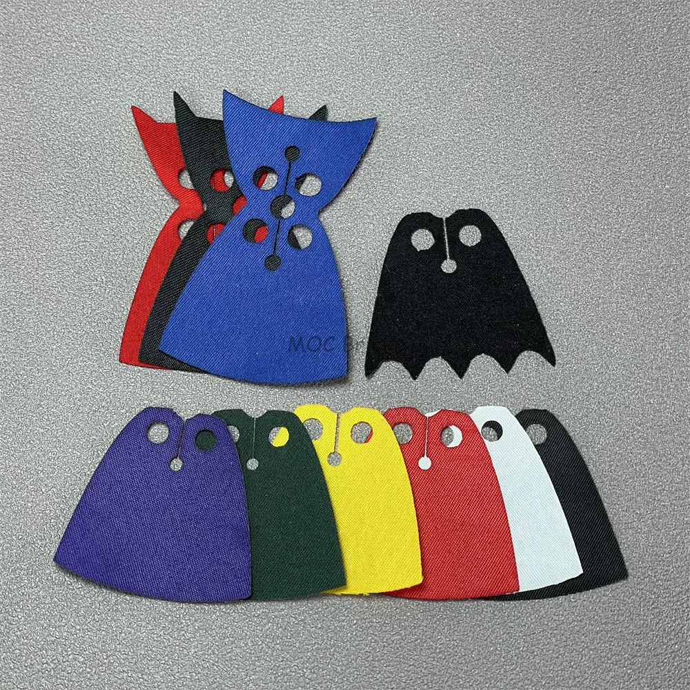 Кубики MOC накидка летучая мышь черно-зеленая оружие фигурки кубики Обучающие