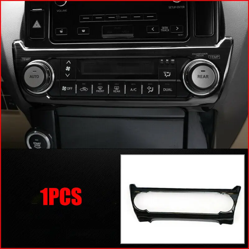 Матовая рамка из нержавеющей стали для кондиционера A/C Toyota Prado FJ150 2010-2017