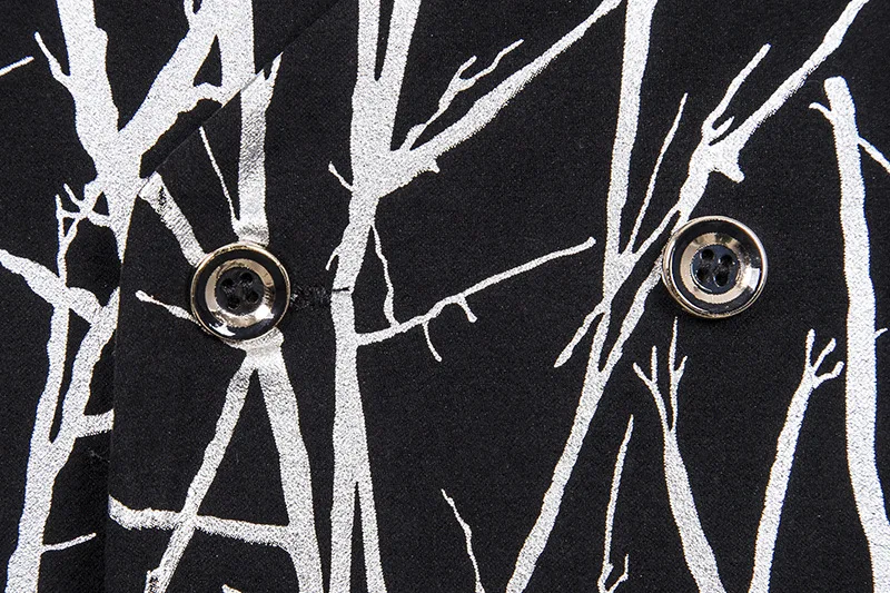 Мужская Серебряная роза бронзовая жилетка однобортный Свадебный костюм с v