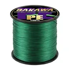 48-жильная плетеная полиэтиленовая рыболовная леска BAKAWA, 300 м, 500 м, 10-фунтов, японская многонитевая гладкая леска для ловли карпа, аксессуары