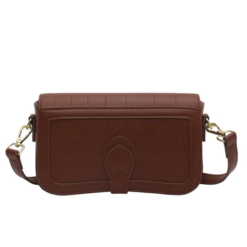 

Stone Pattern PU Leather Crossbody Bags For Women 2020 Small Lock Shoulder Simple Lady Travel Handbags and Purses