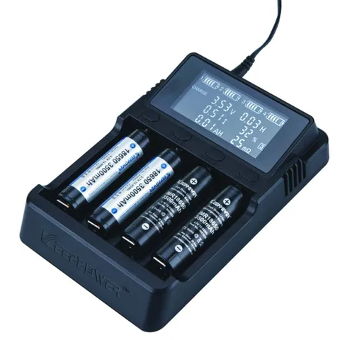Интеллектуальная литий-ионная никель-металлогидридная батарея KeepPower L4, зарядное устройство с ЖК-дисплеем для обнаружения заряда и разряда аккумулятора