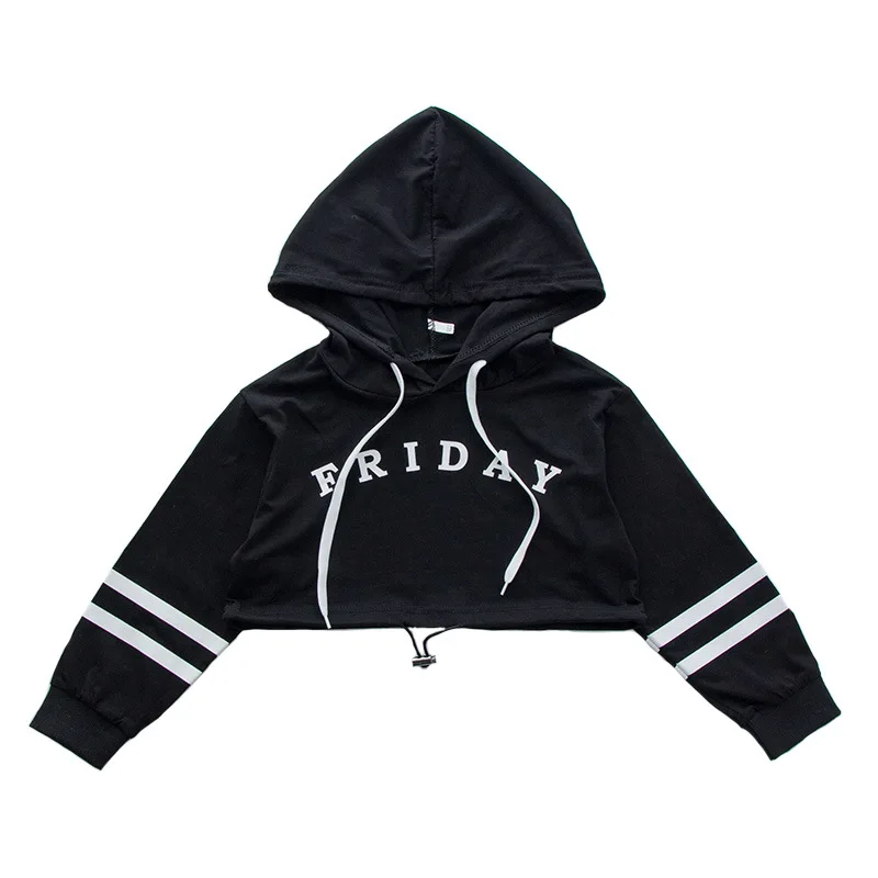 Новый корейский джазовый танцевальный костюм для девочек с капюшоном детские