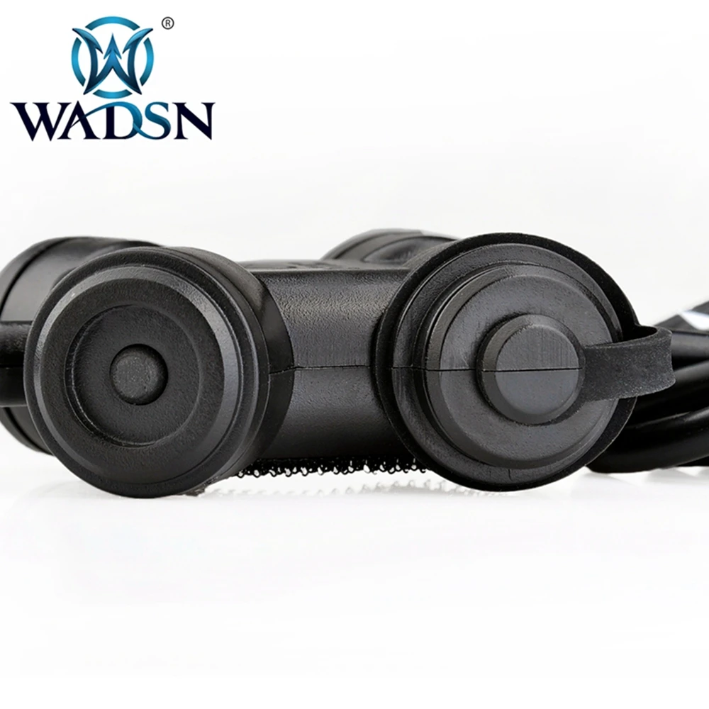 WADSN Airsoft тактическая гарнитура кнопка PTT Silynx Кларус Ptt KEN Midland Радио адаптер Аксессуары для наушников