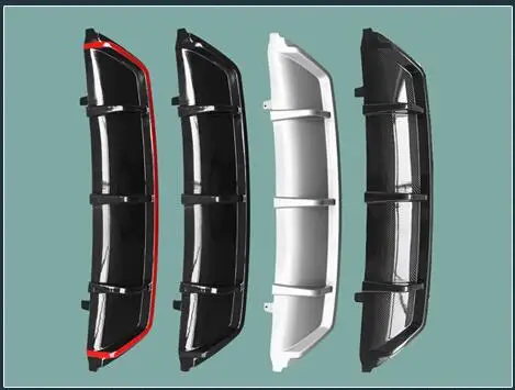 

For Passat B8 Rear spoiler 2017-2019 ABS Rear Bumper Diffuser Bumpers Protector For B8 Body kit bumper rear lip rear spoiler