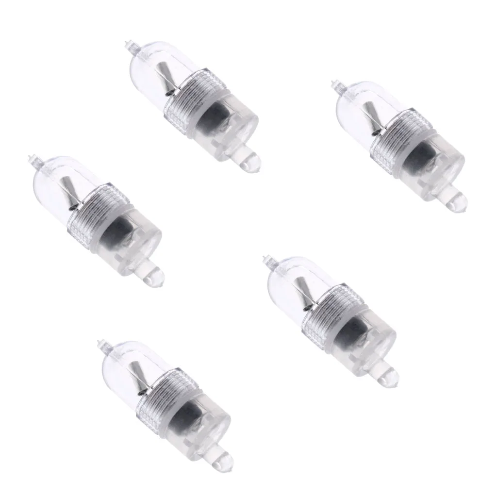 5 шт. мини Удар оповещения светодиодный светильник Удочка открытых водоемах