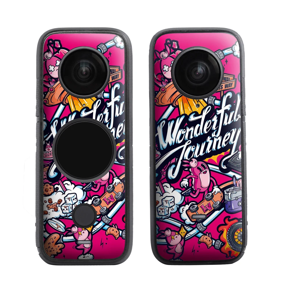 

Sunnylife Insta360 One X2 PVC Stickers Protective Film Waterproof Scratch-proof Decals Removable Skin for Insta360 One X2 Access