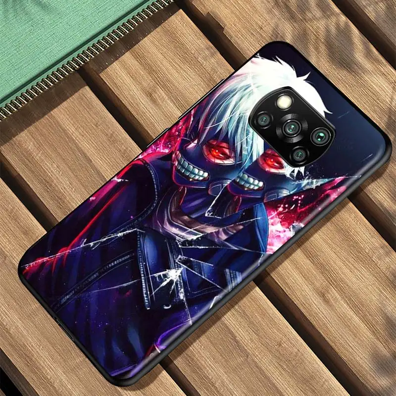 

Anime Tokyo Ghoul Japan For Xiaomi Redmi K30 K30S Mi 10T Lite Pro Poco X3 NFC X2 M3 M2 F2 Pro C3 F1 Soft Black Phone Case