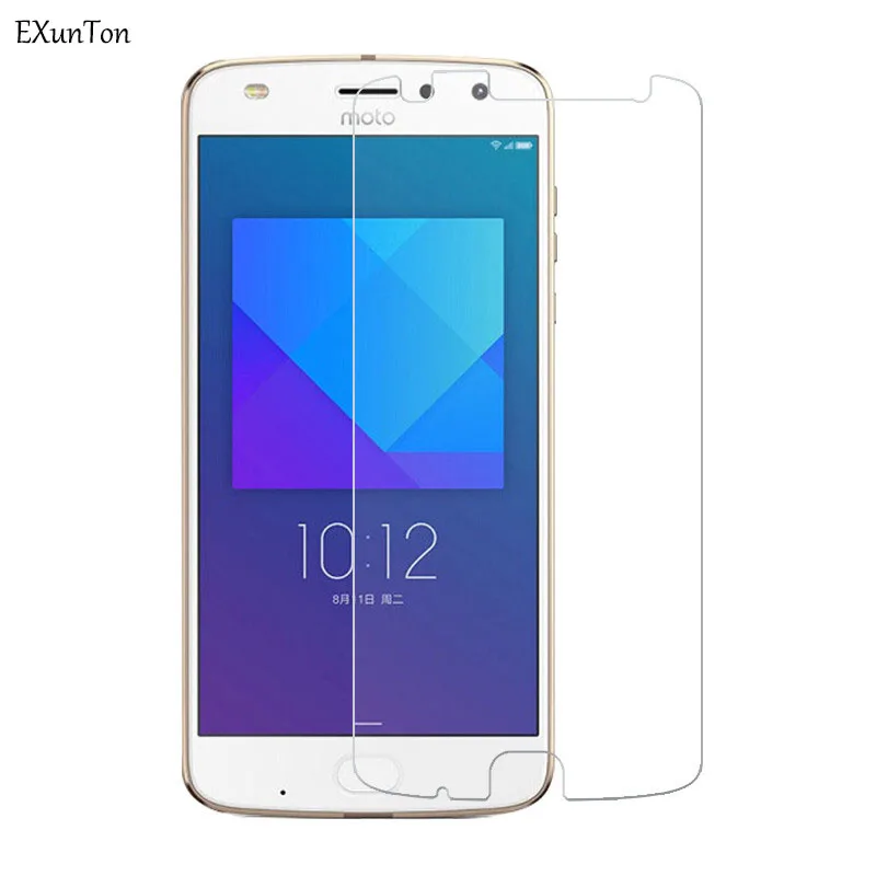 EXUNTON 2 шт Закаленное стекло Защитная пленка для экрана Motorola Moto Z2 Z3 Play Force X4 Z2Play Z3Play