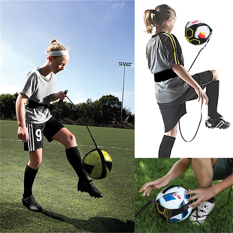 

Soccer Football Kick Throw Trainer Solo Practice Training Aid Control Skills